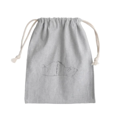 しらっＴ（午睡） Mini Drawstring Bag