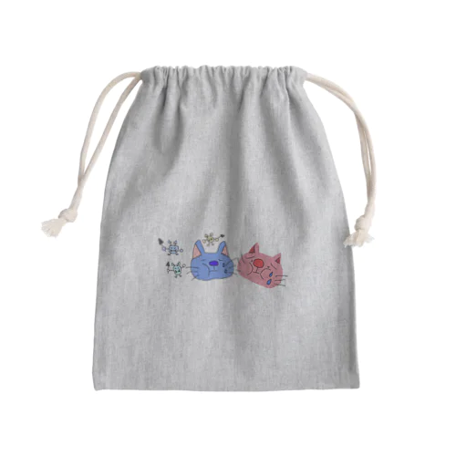 虫歯ニャン2 Mini Drawstring Bag