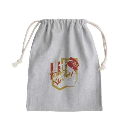 【寄席】《赤》 Mini Drawstring Bag