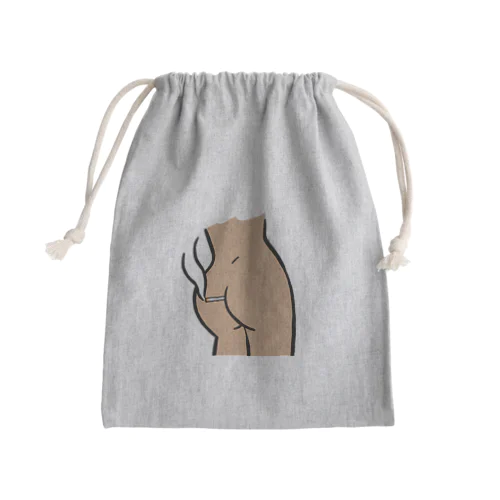 しりたばこ Mini Drawstring Bag