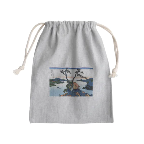 葛飾北斎_冨嶽三十六景　信州諏訪湖 Mini Drawstring Bag