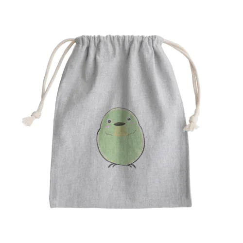 めじろー手描き風小鳥グッズシリーズー Mini Drawstring Bag