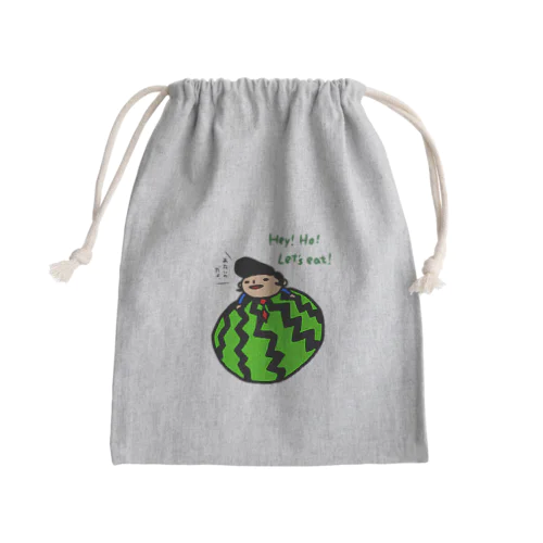 アタイの特大スイカ Mini Drawstring Bag