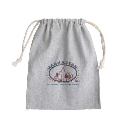 Manhattan 1626 Round Ver. Mini Drawstring Bag