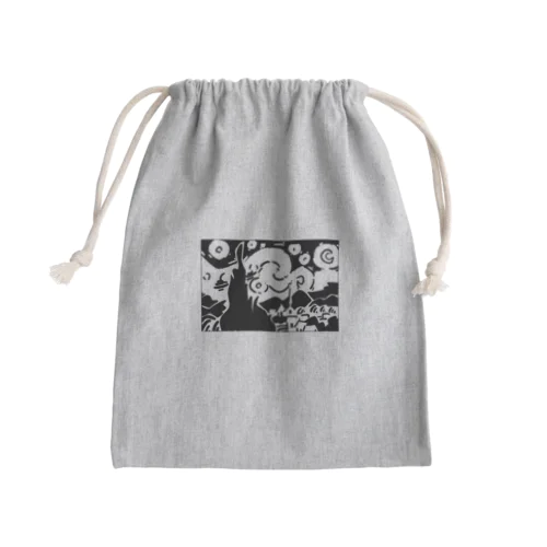 星月夜（ほしづきよ、英語: The starry night） Mini Drawstring Bag