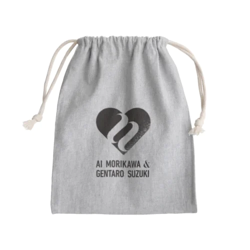 森川愛と鈴木玄太朗　official goods Mini Drawstring Bag