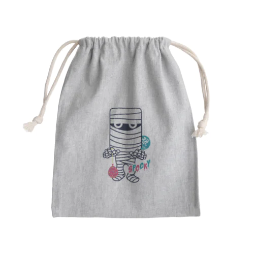 夏祭り帰りのミイラ男 Mini Drawstring Bag