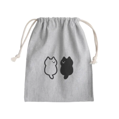 正面のわからないねこ Mini Drawstring Bag