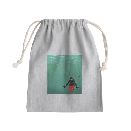 渦 Mini Drawstring Bag