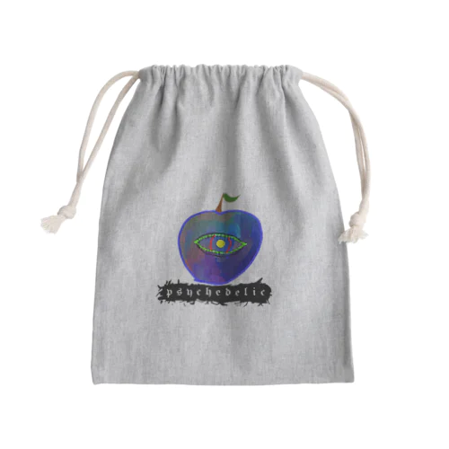 サイケデリックアップル(Psychedelic apple) Mini Drawstring Bag