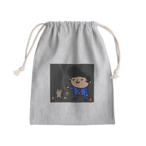 夏は花火大会 Mini Drawstring Bag