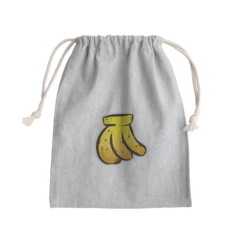 Banana バナナイラストシリーズ Mini Drawstring Bag