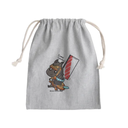 相馬野馬追姿B Mini Drawstring Bag