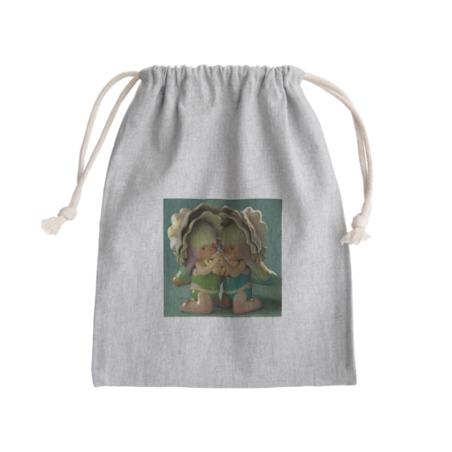 双子座の赤ちゃん Mini Drawstring Bag
