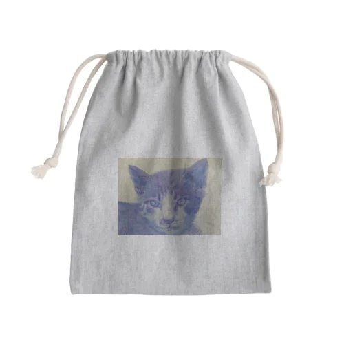 渋色猫 Mini Drawstring Bag