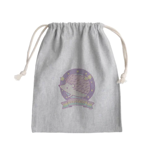 ゆめかわハリネズミ Mini Drawstring Bag