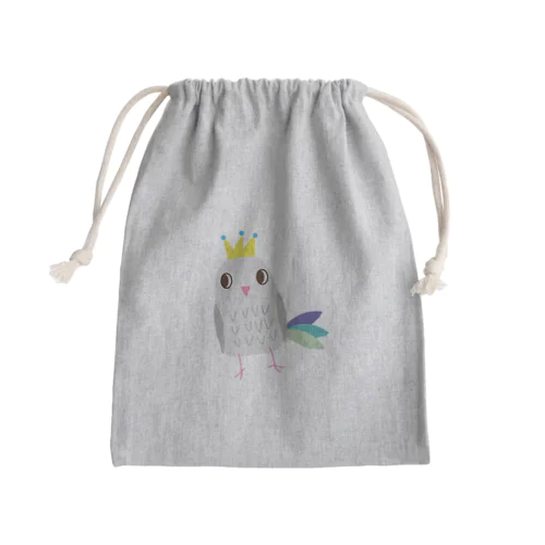 ゆめかわいいカラフルとり Mini Drawstring Bag