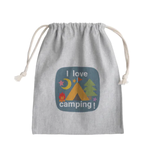 I love camping！ きんちゃく