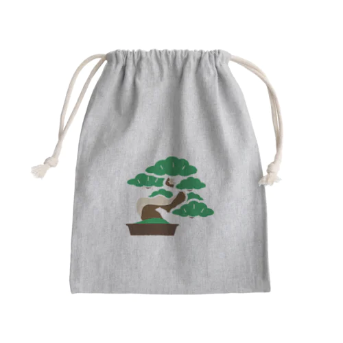 盆栽（蟠幹／ばんかん）シャリ Mini Drawstring Bag