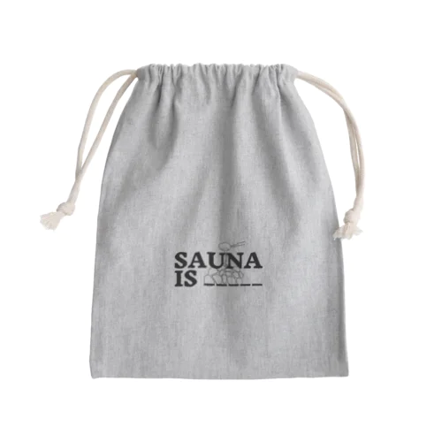 sauna_is Mini Drawstring Bag