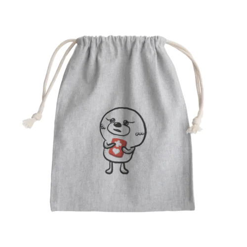 ヘルプマーク(しろまぐろ) Mini Drawstring Bag