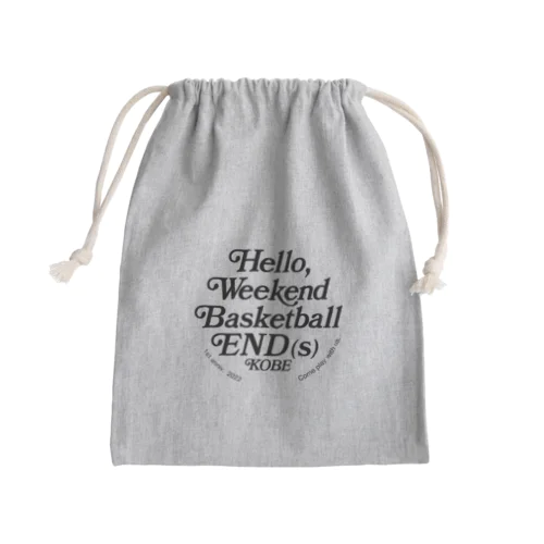 END（ｓ）Basketball 1st anniv Mini Drawstring Bag