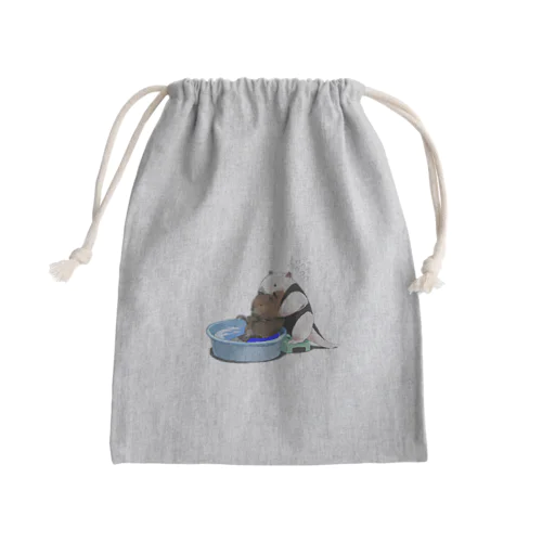 ちびーばーの入水コアリクイ Mini Drawstring Bag