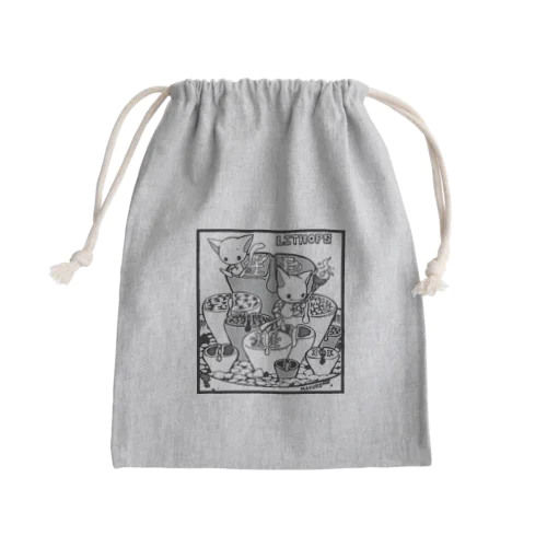 Shadow cat(リトープス) Mini Drawstring Bag