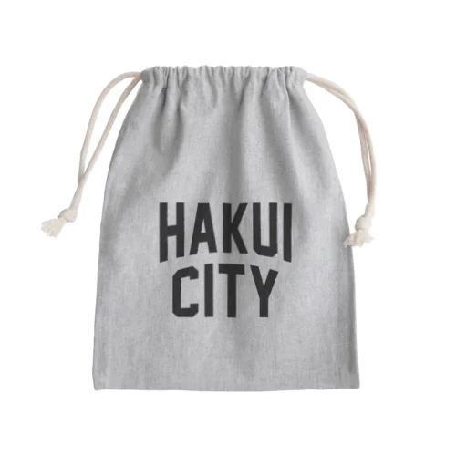 羽咋市 HAKUI CITY Mini Drawstring Bag