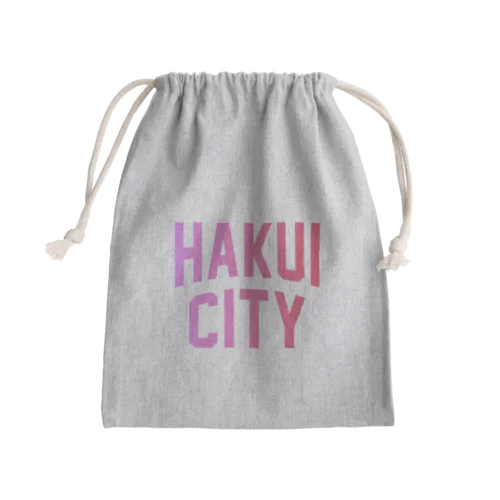 羽咋市 HAKUI CITY Mini Drawstring Bag
