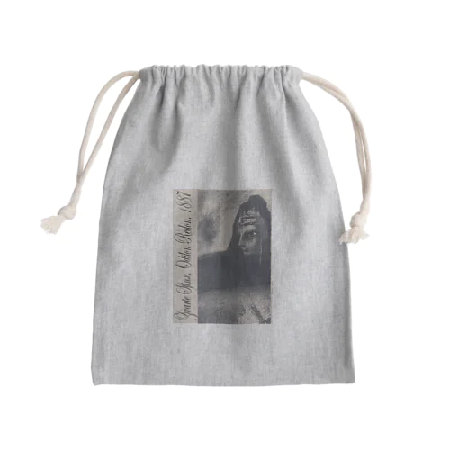 Zwarte Sfinx, Odilon Redon, 1887 Mini Drawstring Bag