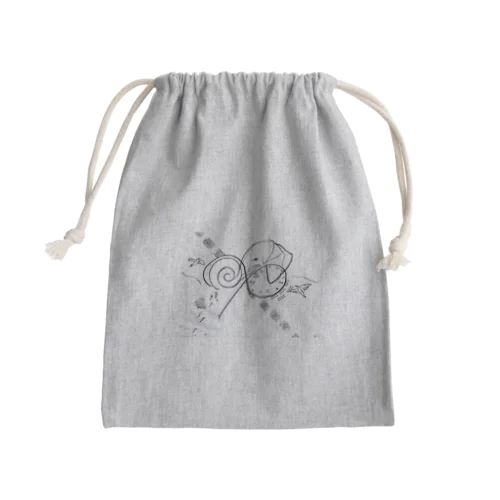 象と時間 Mini Drawstring Bag
