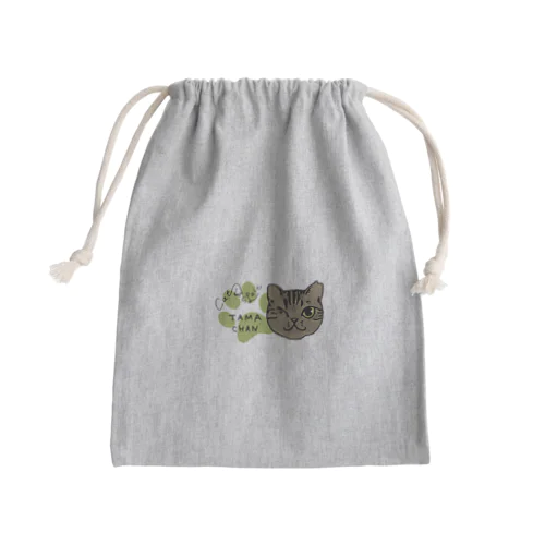 看板娘 たまちゃんのイラストグッズです Mini Drawstring Bag