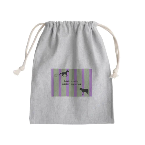 夏休み ③ Mini Drawstring Bag