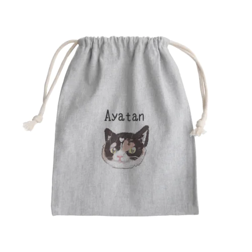 おとぼけ姉さん家のあやたん Mini Drawstring Bag