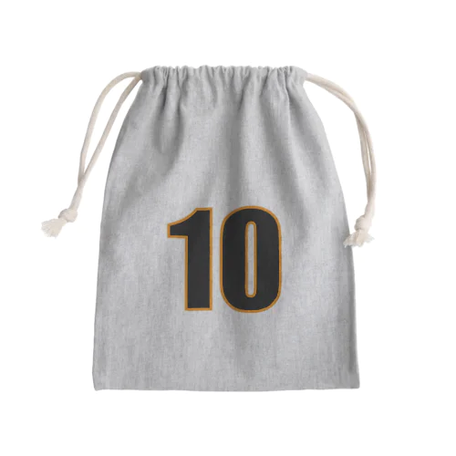 背番号10 Mini Drawstring Bag