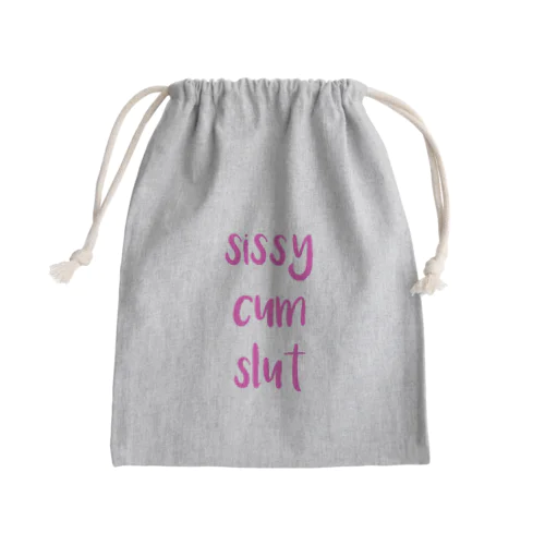 sissy cum slutシリーズ Mini Drawstring Bag