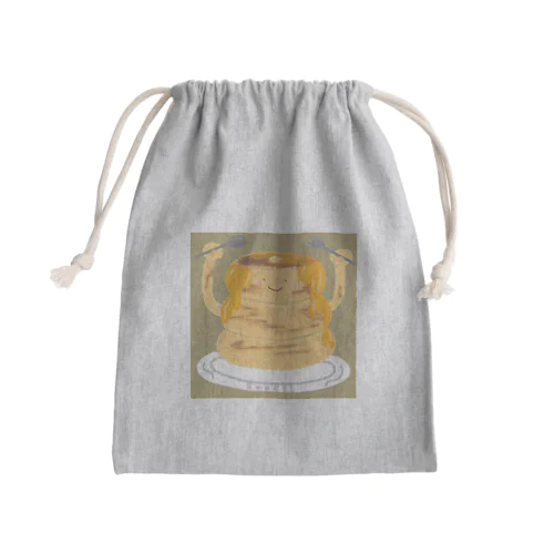 パンケーキ Mini Drawstring Bag