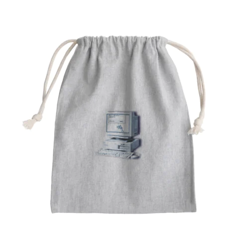 お前を消す方法(紺) Mini Drawstring Bag