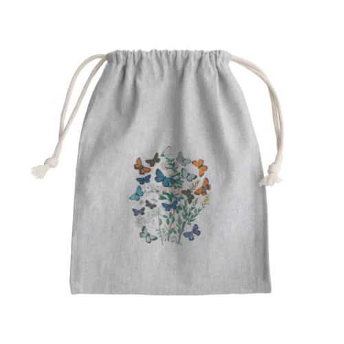 butterfly Mini Drawstring Bag