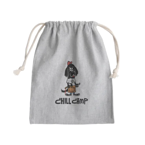 chill camp Mini Drawstring Bag