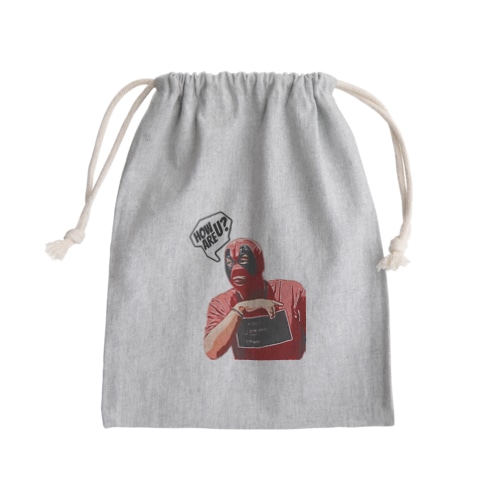 マスクマン Mini Drawstring Bag