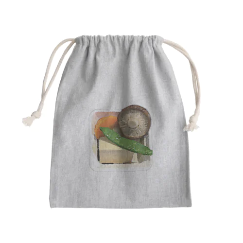 高野豆腐と野菜の煮物_220821 Mini Drawstring Bag