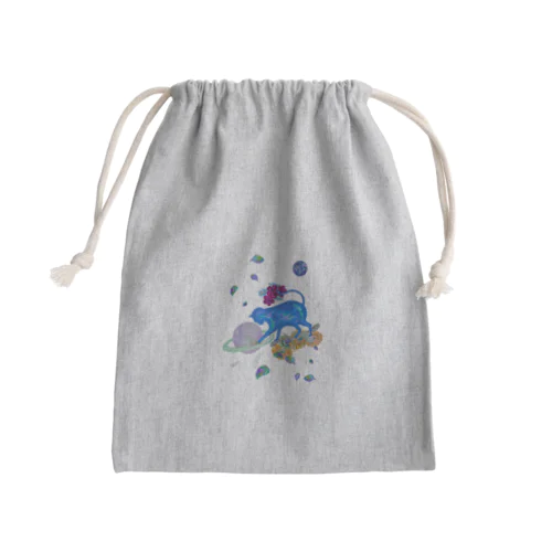 宇宙ねこ Mini Drawstring Bag