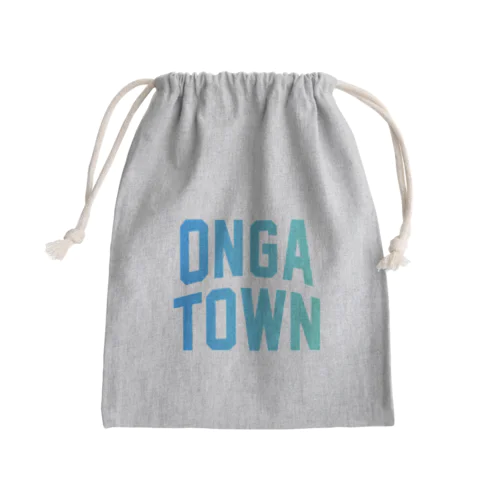 遠賀町 ONGA TOWN Mini Drawstring Bag