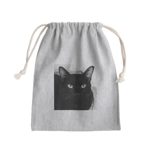 マフィア猫アイテム　重要参考人2クロ Mini Drawstring Bag