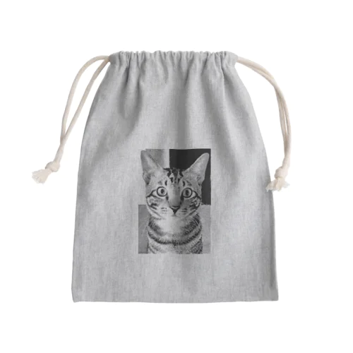 マフィア猫アイテム　シリーズ　ハスキーの子分2ロキのアイテム Mini Drawstring Bag