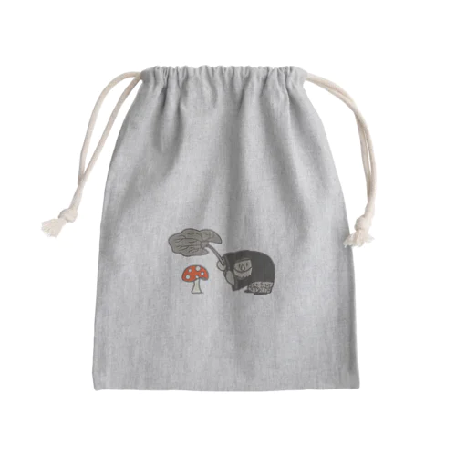 優しいコロポックル Mini Drawstring Bag