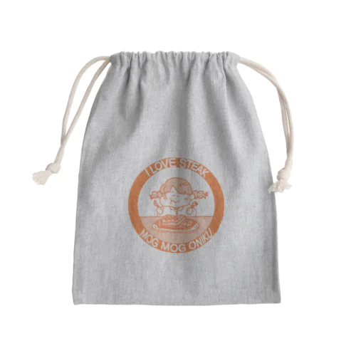 架空店舗シリーズ　ステーキMOGMOG Mini Drawstring Bag