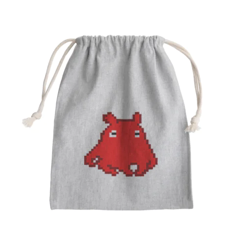 メンダコさんドットバージョン Mini Drawstring Bag